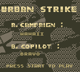 Urban Strike screenshot 4 for GameBoy